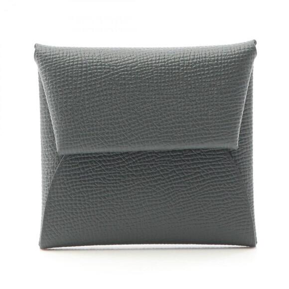 HERMES Green Leather Wallet - Picture 1 of 7